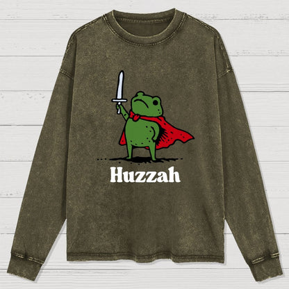HUZZAH Washed Long Sleeve Tee