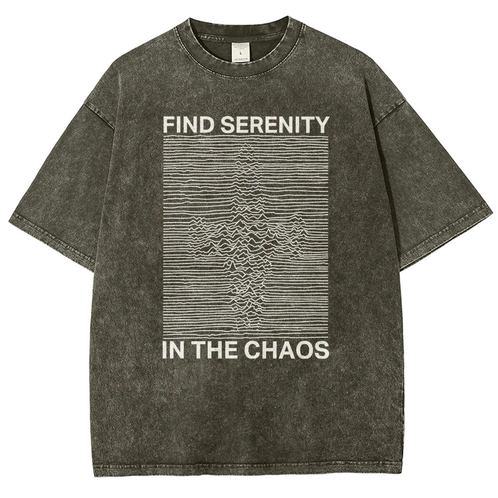Serenity In Chaos Vintage Distressed T-shirt