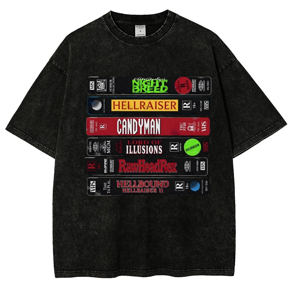 VHS Barker Vintage Distressed T-shirt
