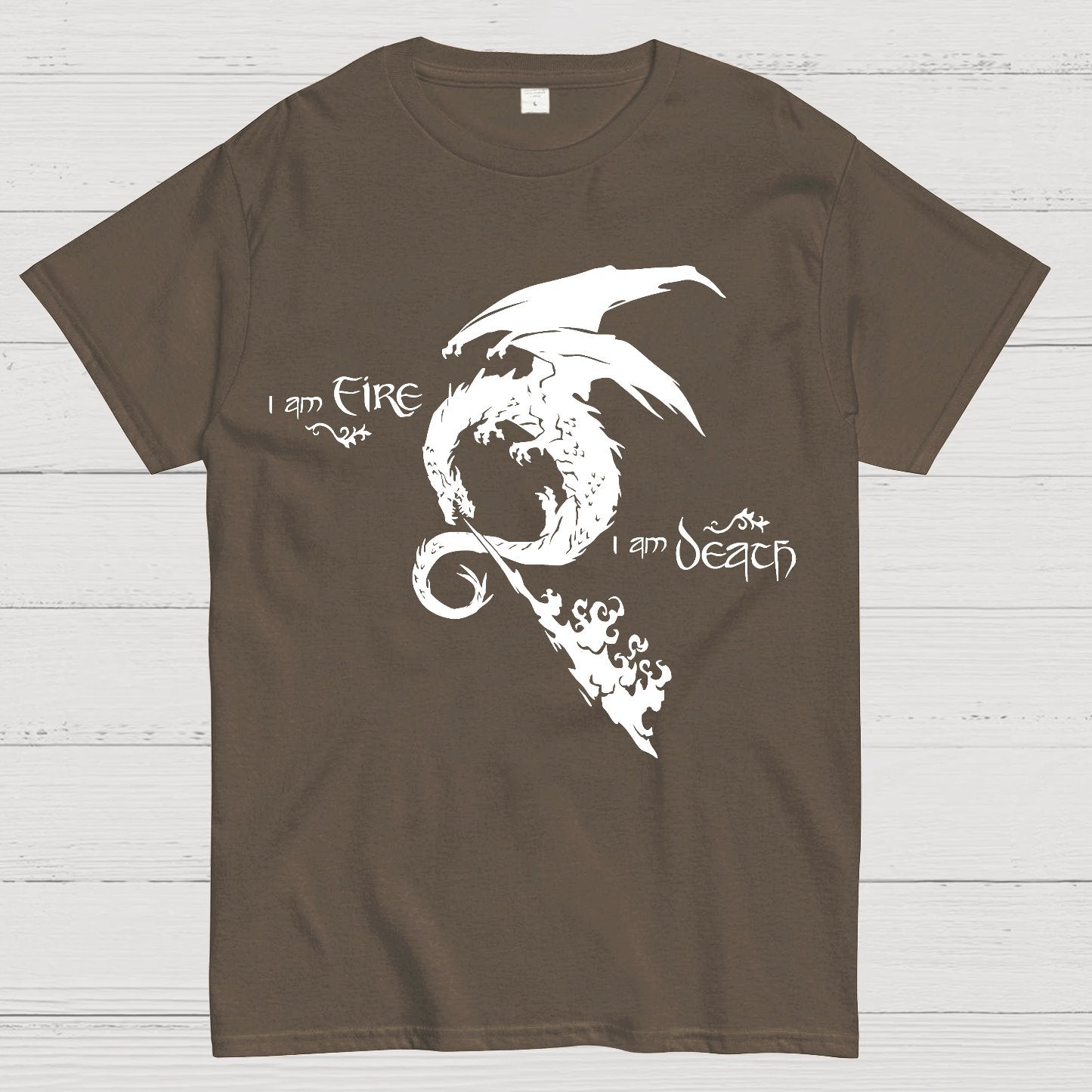 I am Fire，I am Death Geek T-Shirt