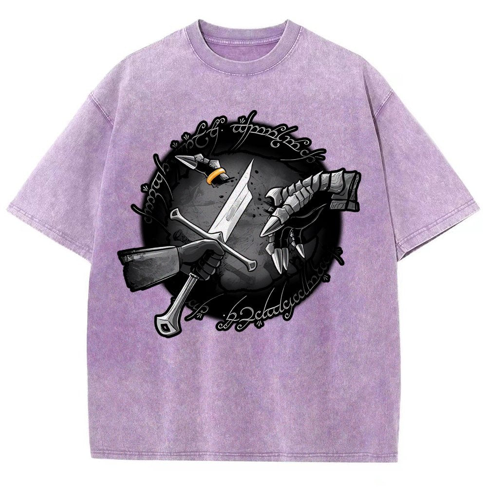 Cut Ring Vintage Distressed T-shirt