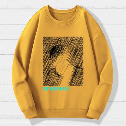 Like Tears In Rain Geek Cotton Sweatshirt