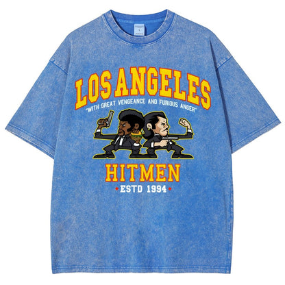 Los Angeles Hitmen Vintage Distressed T-shirt