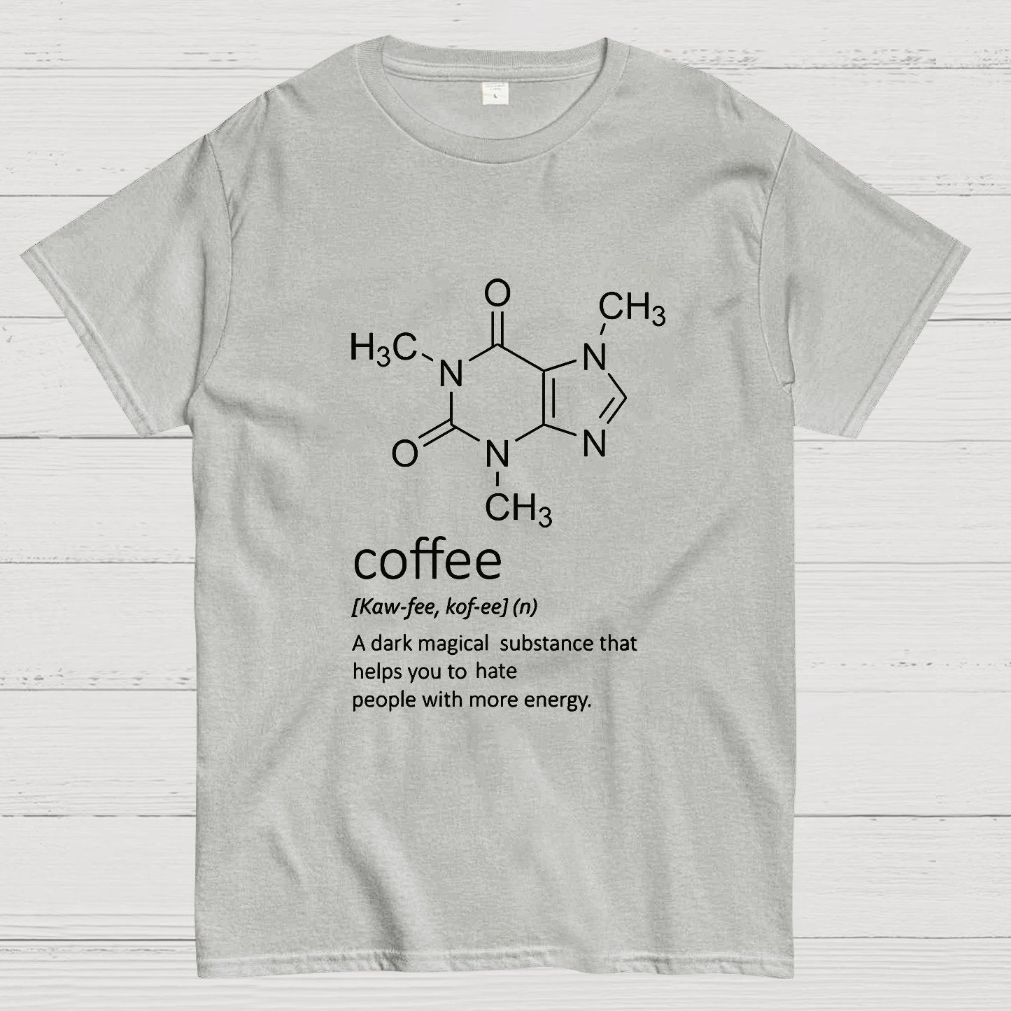 Caffeine Funny Coffee Geeky T-Shirt