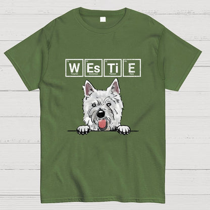 Periodic Table of Dogs  Dog Lover  Funny Science Geek T-Shirt