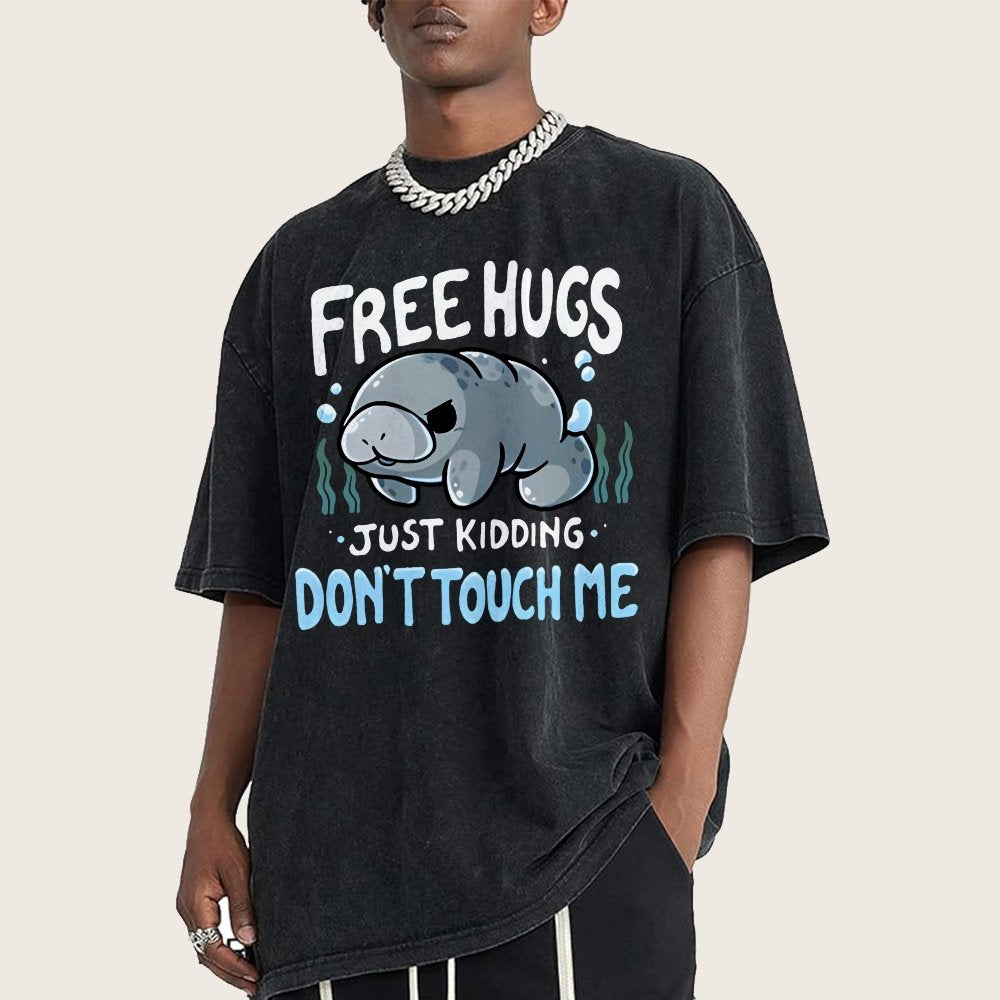Free Hugs Vintage Distressed T-shirt