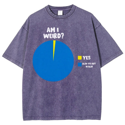 Yes But In Blue Vintage Distressed T-shirt