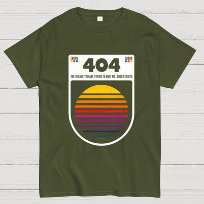 404 Decade Not Found Geeky T-Shirt