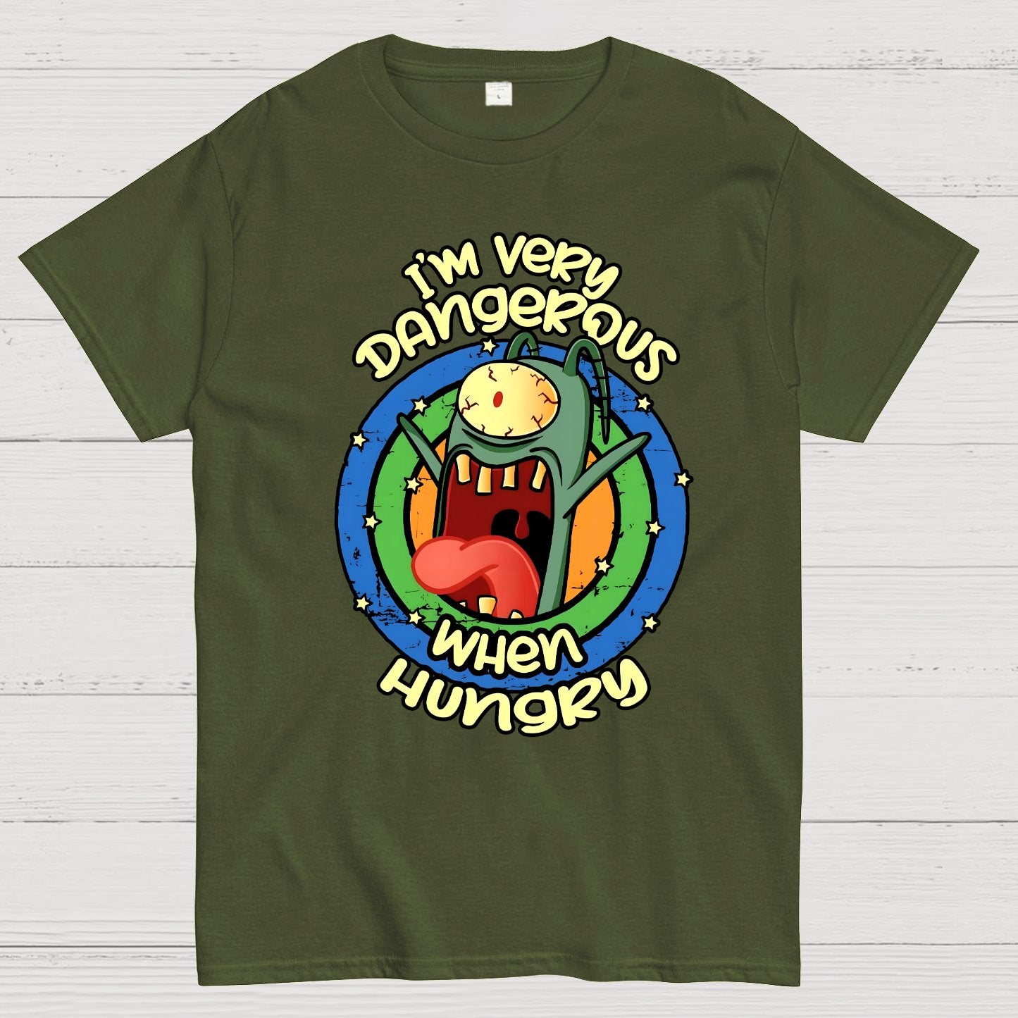 Very Dangerous When Hungry Geek T-Shirt