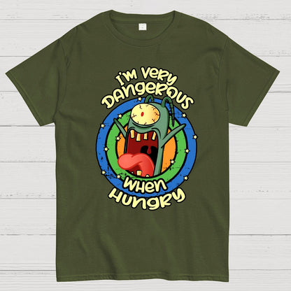 Very Dangerous When Hungry Geek T-Shirt