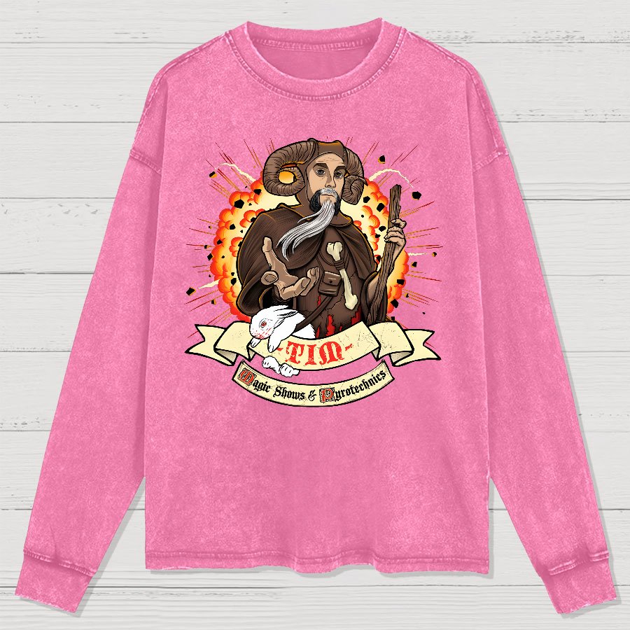 Magician Washed Long Sleeve Tee