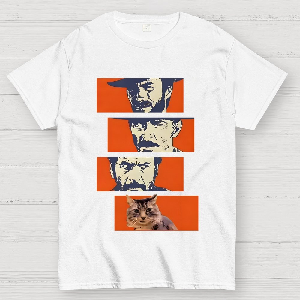 Buono Brutto Cattivo And Cat Geek T-Shirt