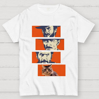 Buono Brutto Cattivo And Cat Geek T-Shirt