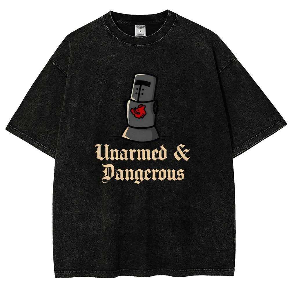 Unarmed And Dangerous Vintage Distressed T-shirt