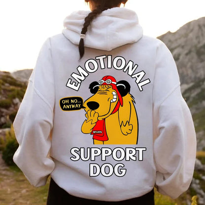 Support Or Not? Printed Back Unisex Cotton Hoodie