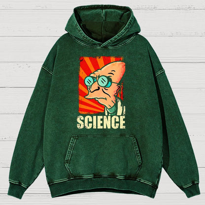 Science Vintage Distressed Hoodie