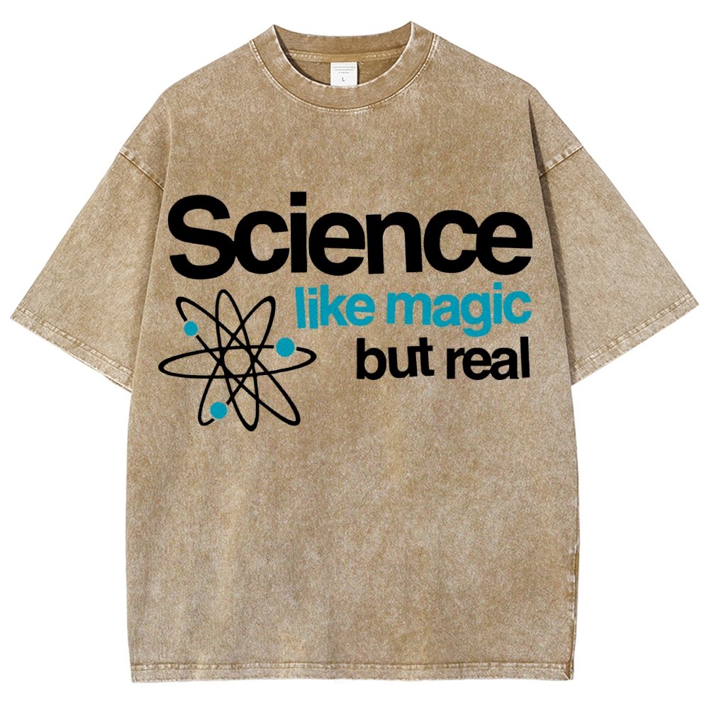 Science Like Magic But Real Vintage Distressed T-shirt