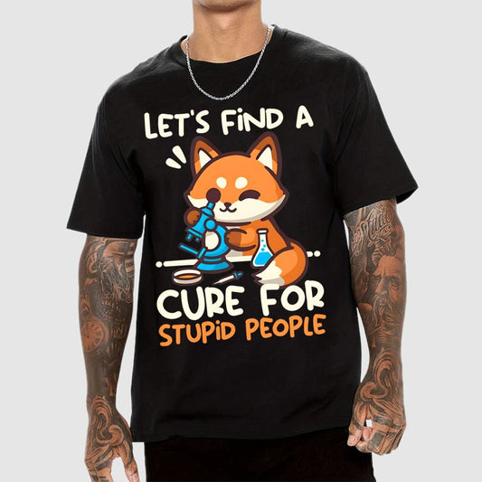 Fox Cure For Stupid People Geek T-Shirt