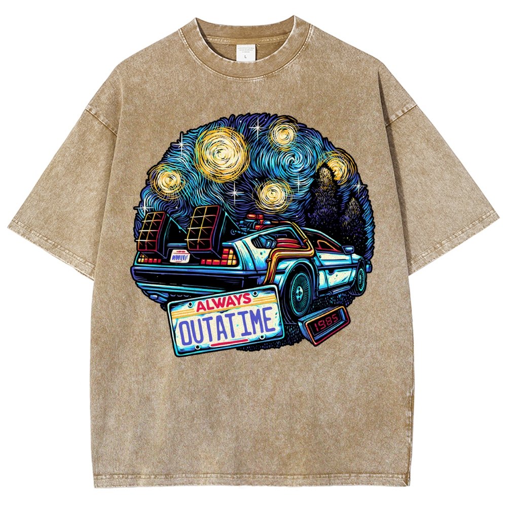 Always Outatime Vintage Distressed T-shirt