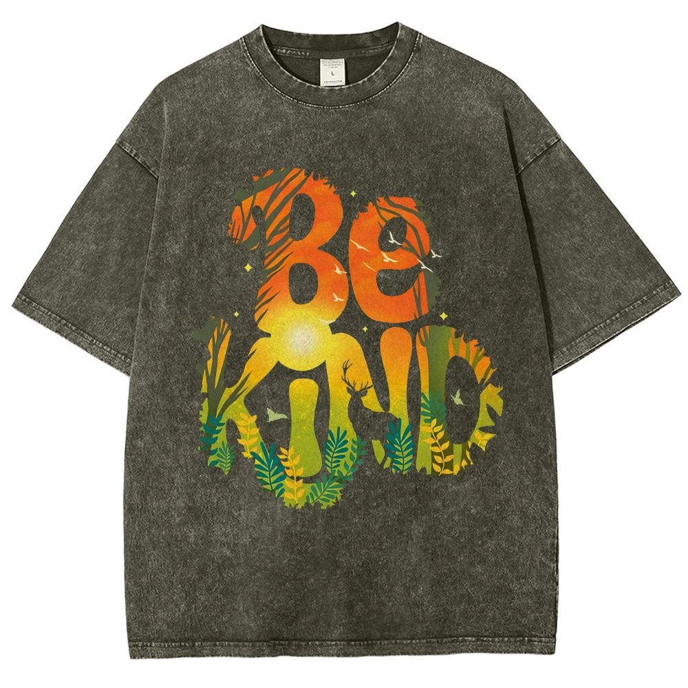Be Kind Vintage Distressed T-shirt