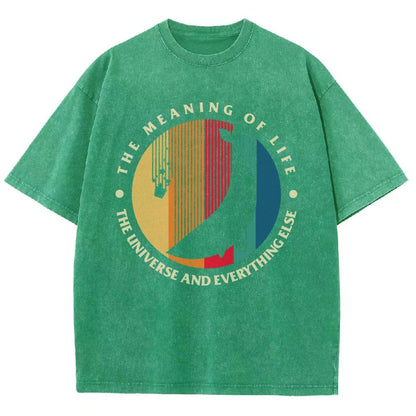 The Meaning Of Life - The Universe And Everything Else Vintage Distressed T-shirt