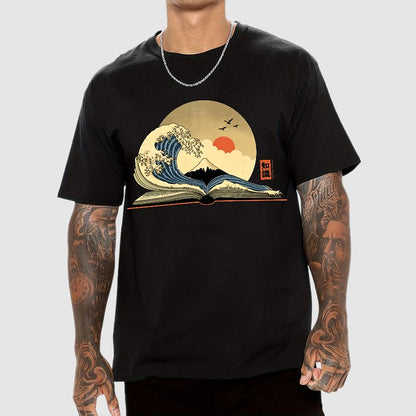 The Great Wave of Knowledge Geek T-Shirt