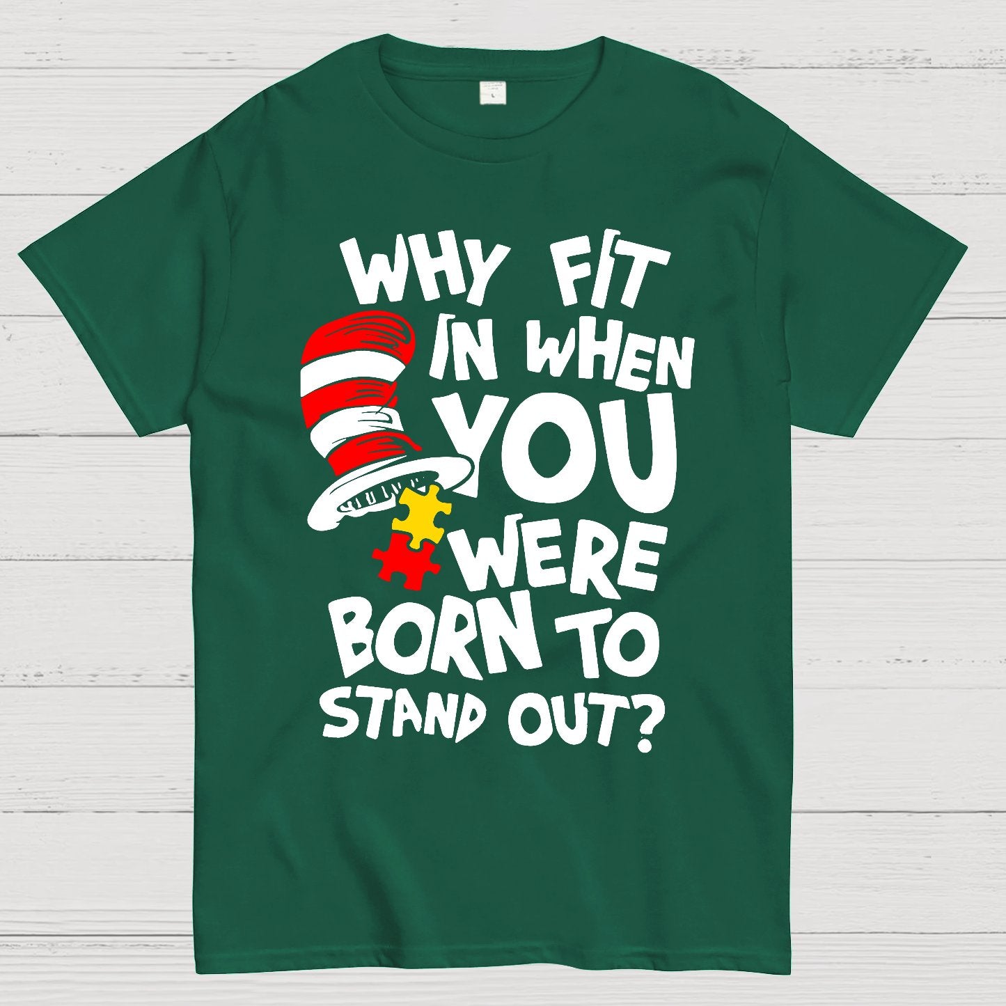 Why Fit In When You Were Born To Stand Out Geek T-Shirt