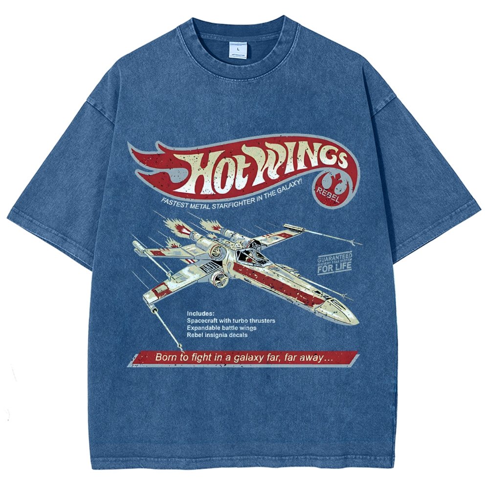 Hot Wings Vintage Distressed T-shirt