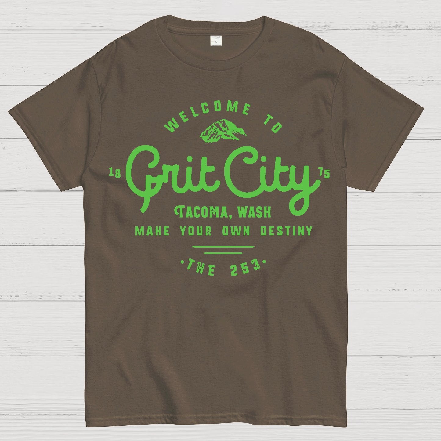 Grit City Tacoma Washington Geek T-Shirt