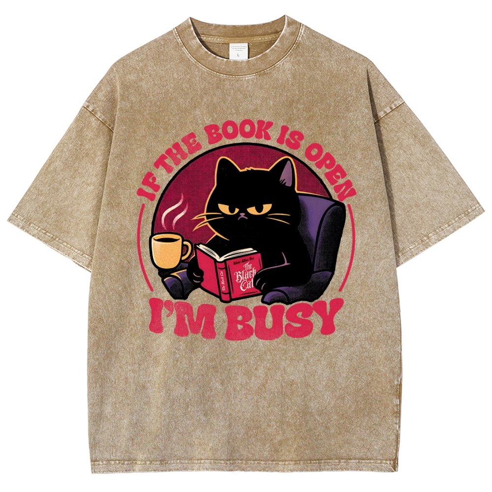 I'm Busy Vintage Distressed T-shirt