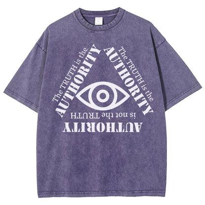 Truth Is The Authority Vintage Distressed T-shirt