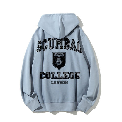 Scumbag College Unisex Printed Back Unisex Cotton Hoodie
