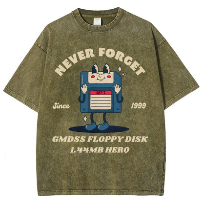 GMDSS floppy disk hero Vintage Distressed T-shirt