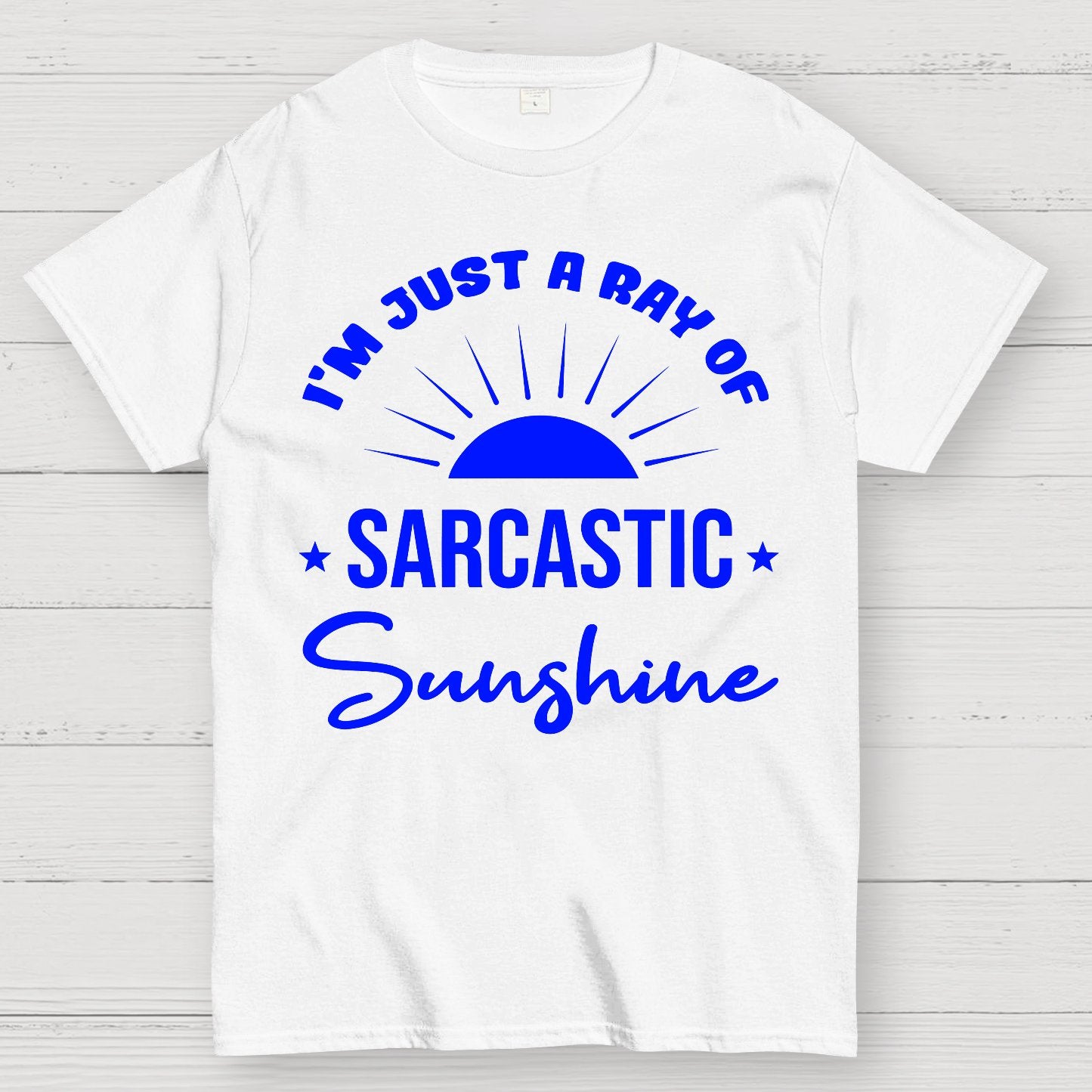 I'm Just A Ray Of Sarcastic Sunshine Funny Sarcastic Sayings Geek T-Shirt