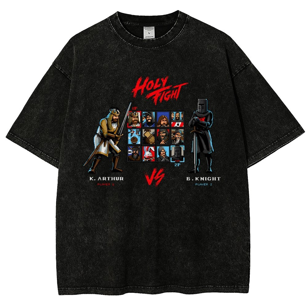 Holy Fight Vintage Distressed T-shirt