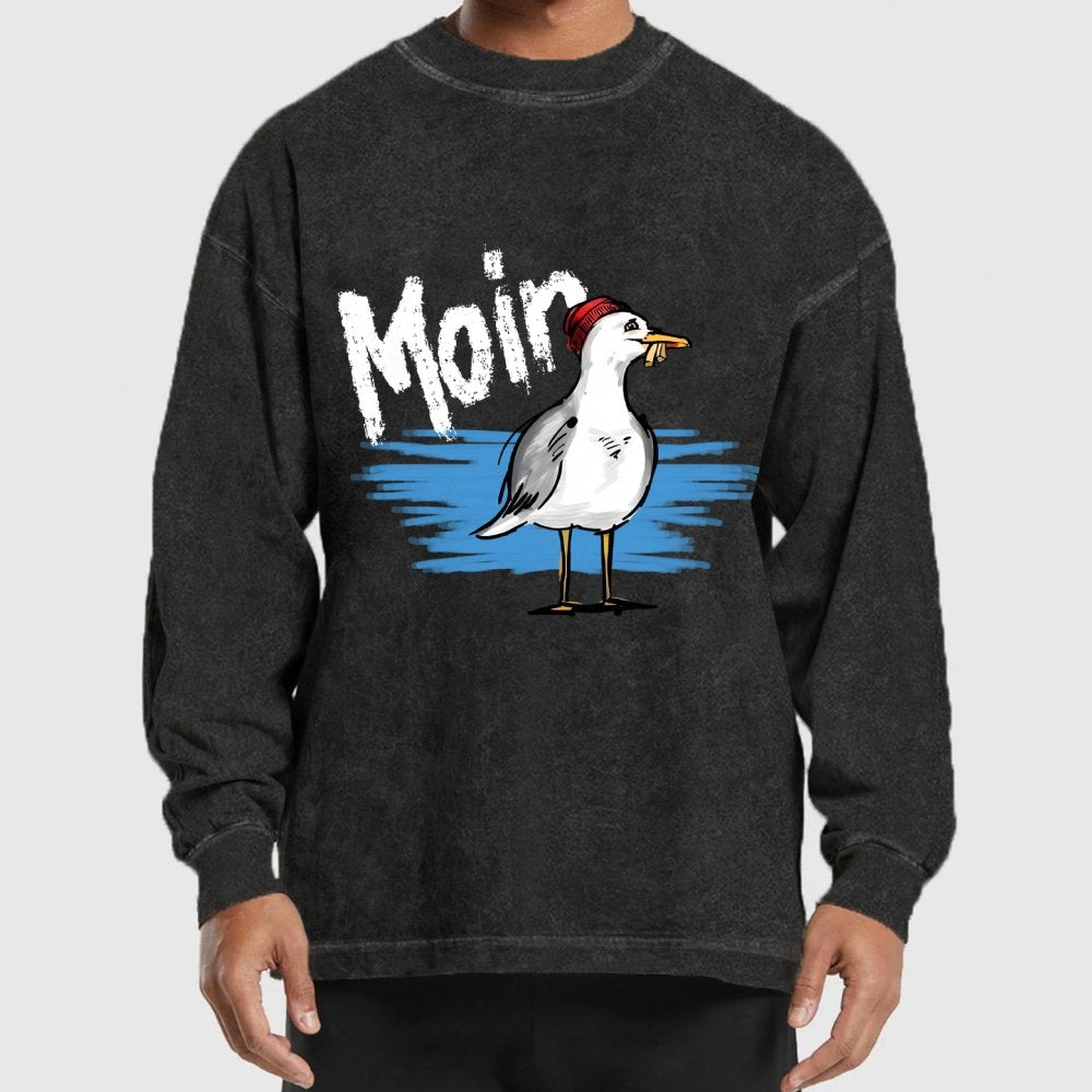 Moin Washed Long Sleeve Tee 2509001408
