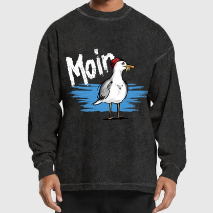 Moin Washed Long Sleeve Tee 2509001408