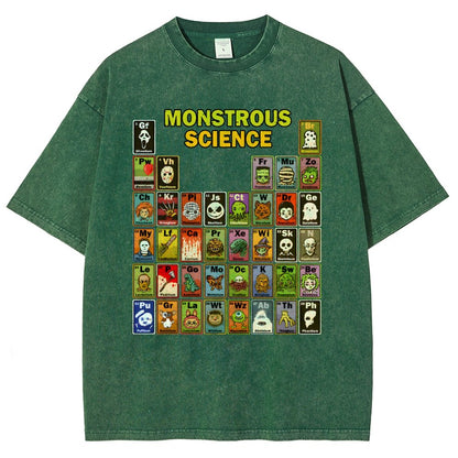 Monstrous Science Vintage Distressed T-shirt