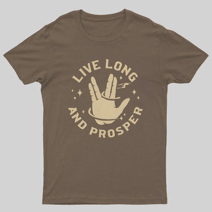 Live Long And Prosper Geeky T-Shirt