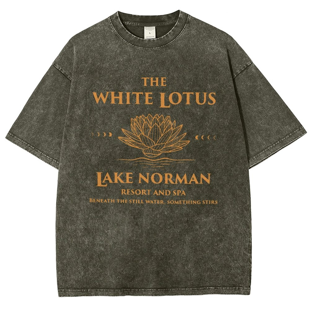 White Lotus LKN Vintage Distressed T-shirt