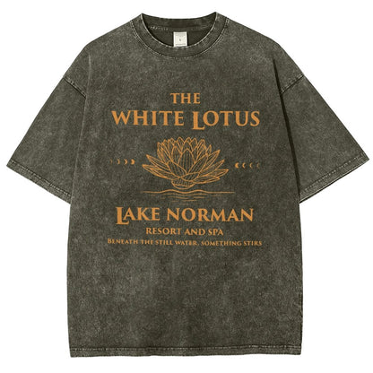 White Lotus LKN Vintage Distressed T-shirt