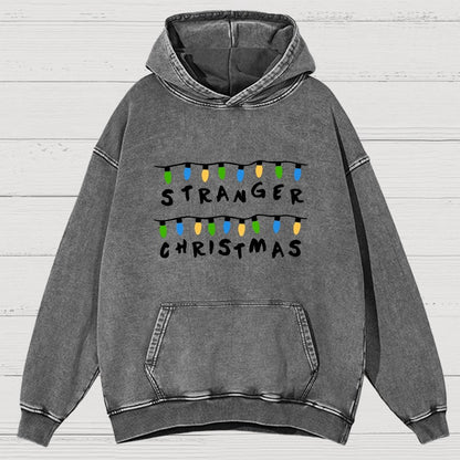 Mystery Christmas Vintage Distressed Hoodie