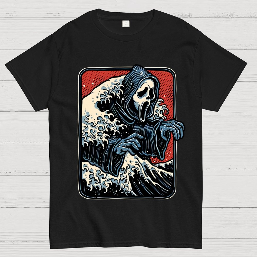Ghost Wave Unisex Geek T-Shirt