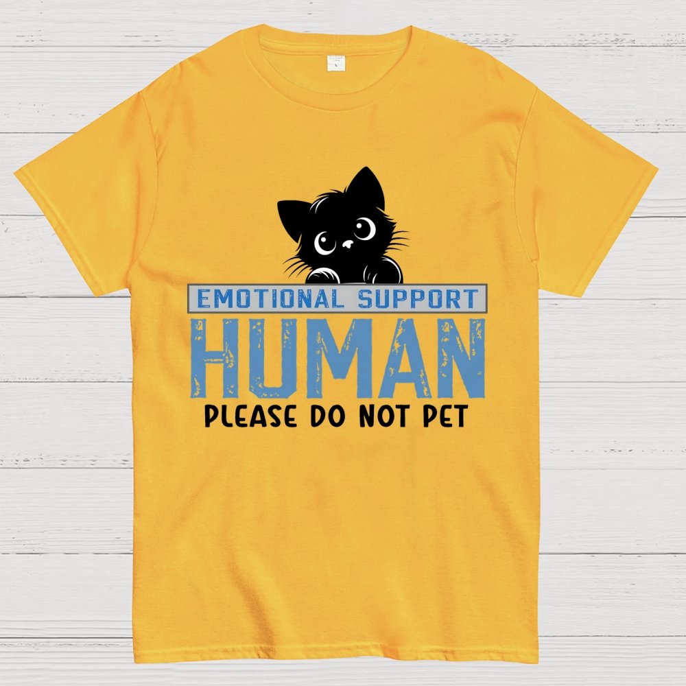 Emotional Support Human Of Cat Geek T-Shirt