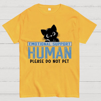 Emotional Support Human Of Cat Geek T-Shirt