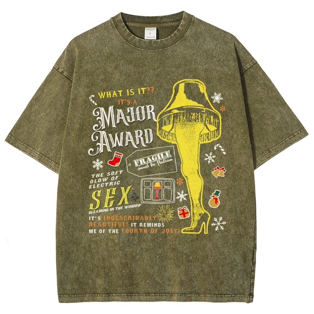 A Major Award Leg Lamp Vintage Distressed T-shirt