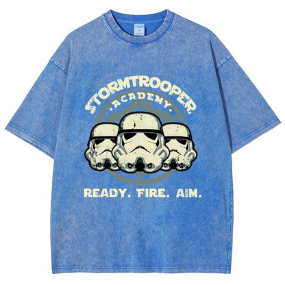 Ready. Fire. Aim. Vintage Distressed T-shirt