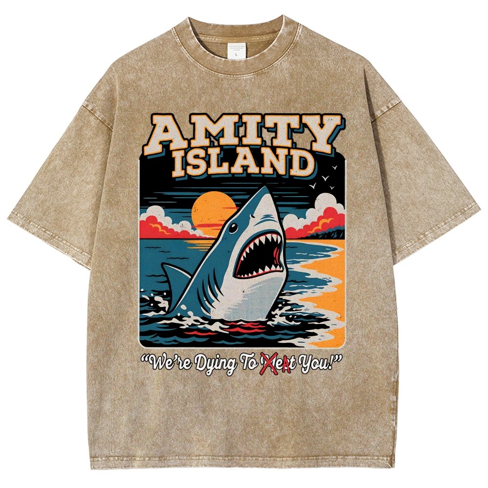 Dying to Eat You Vintage Distressed T-shirt