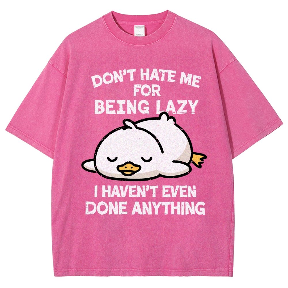 Duck Done Nothing Vintage Distressed T-shirt