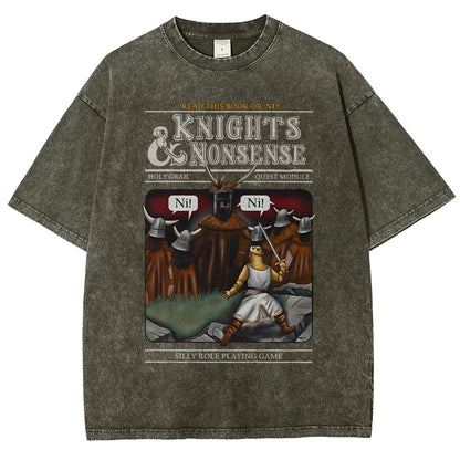 Knights & Nonsense Vintage Distressed T-shirt